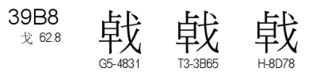 U+39B8